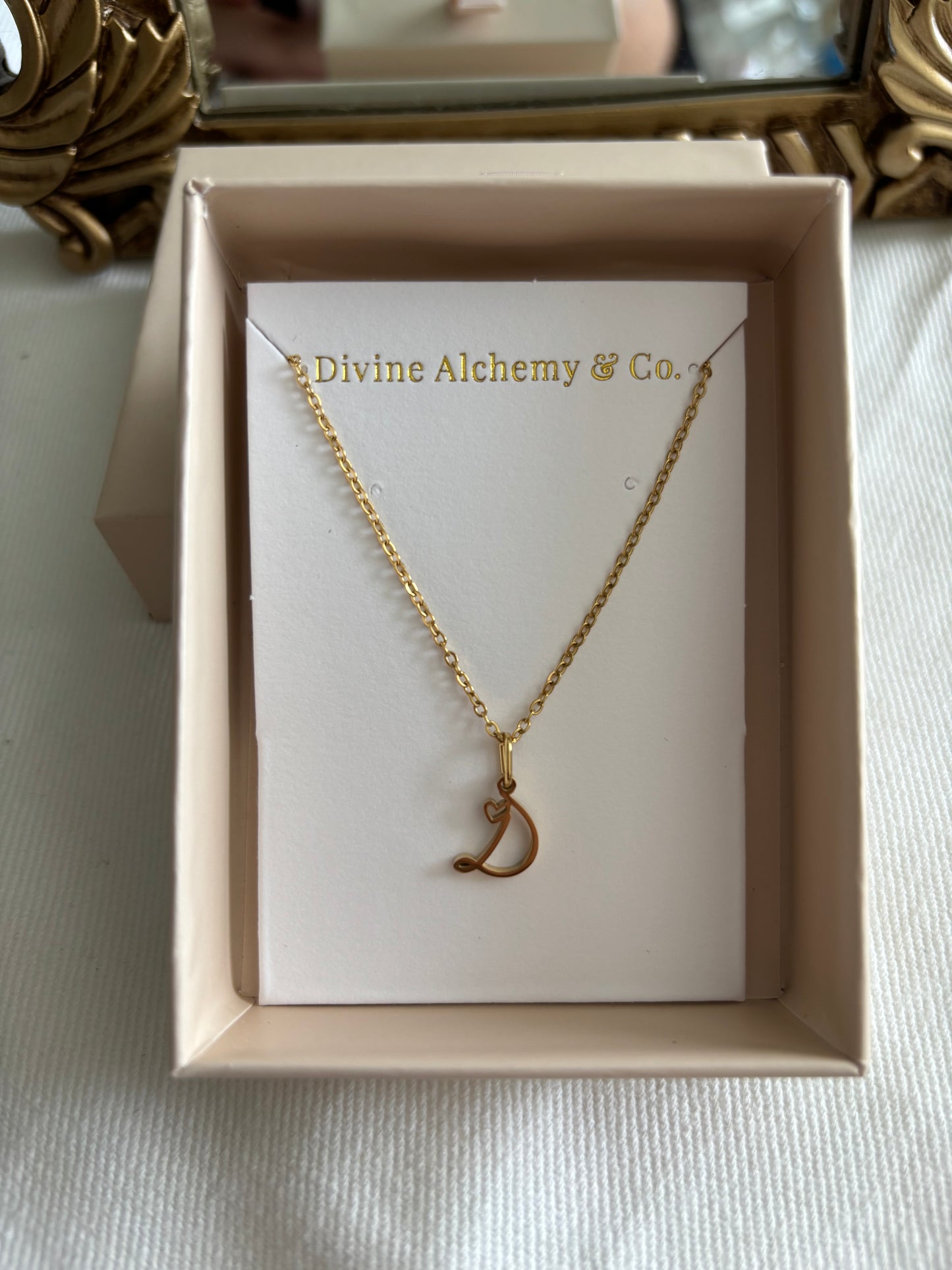 Divine Alphabet Necklace