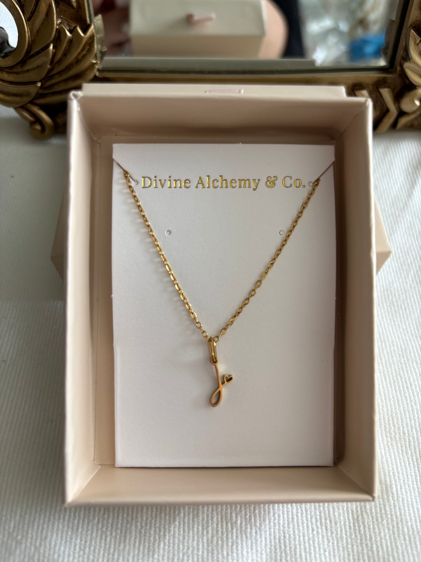 Divine Alphabet Necklace