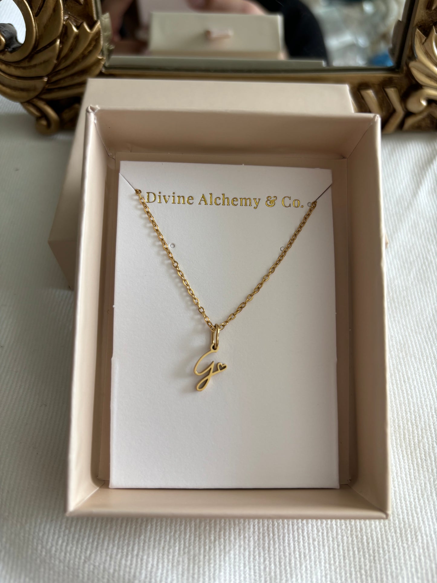 Divine Alphabet Necklace