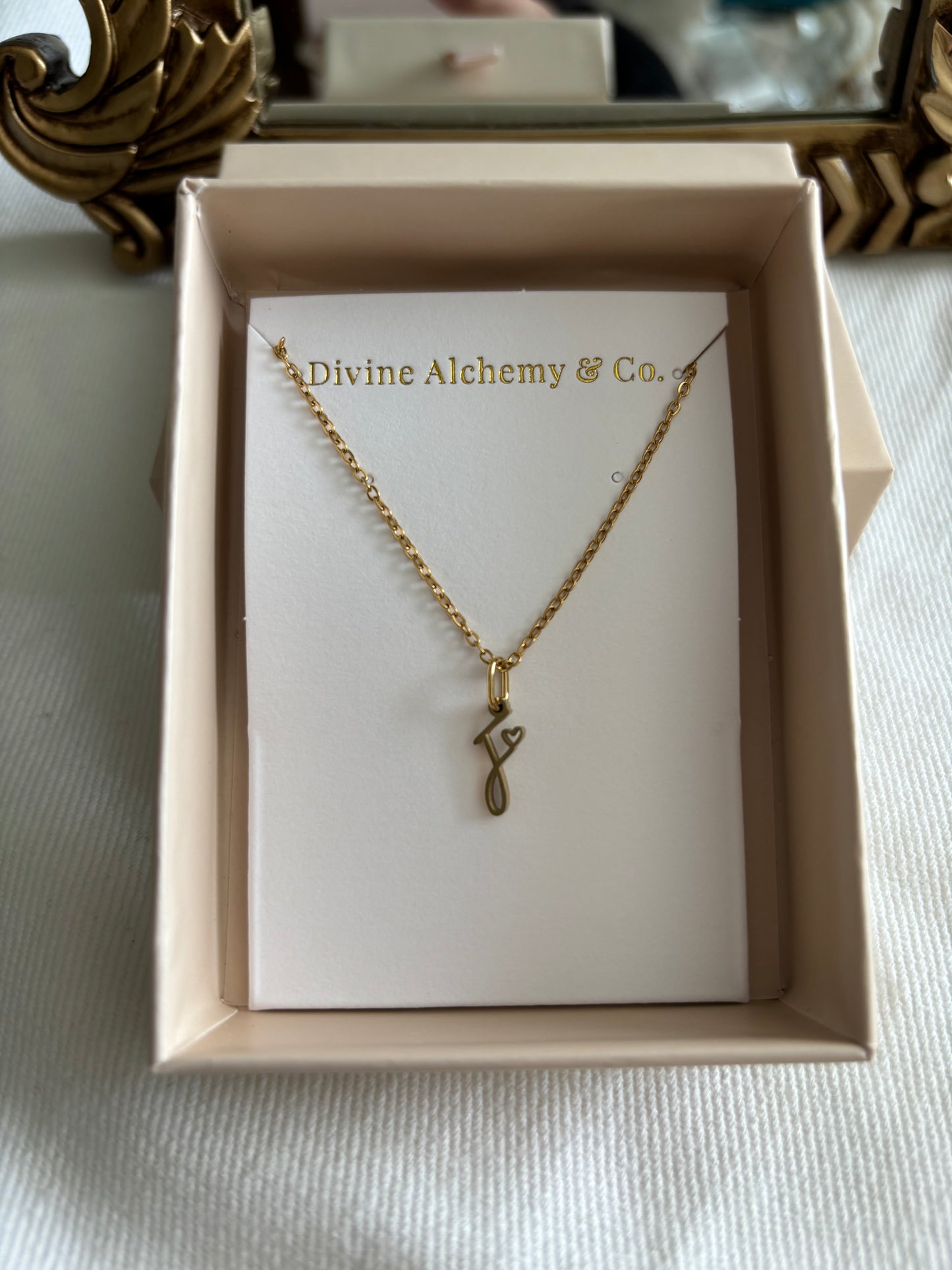 Divine Alphabet Necklace