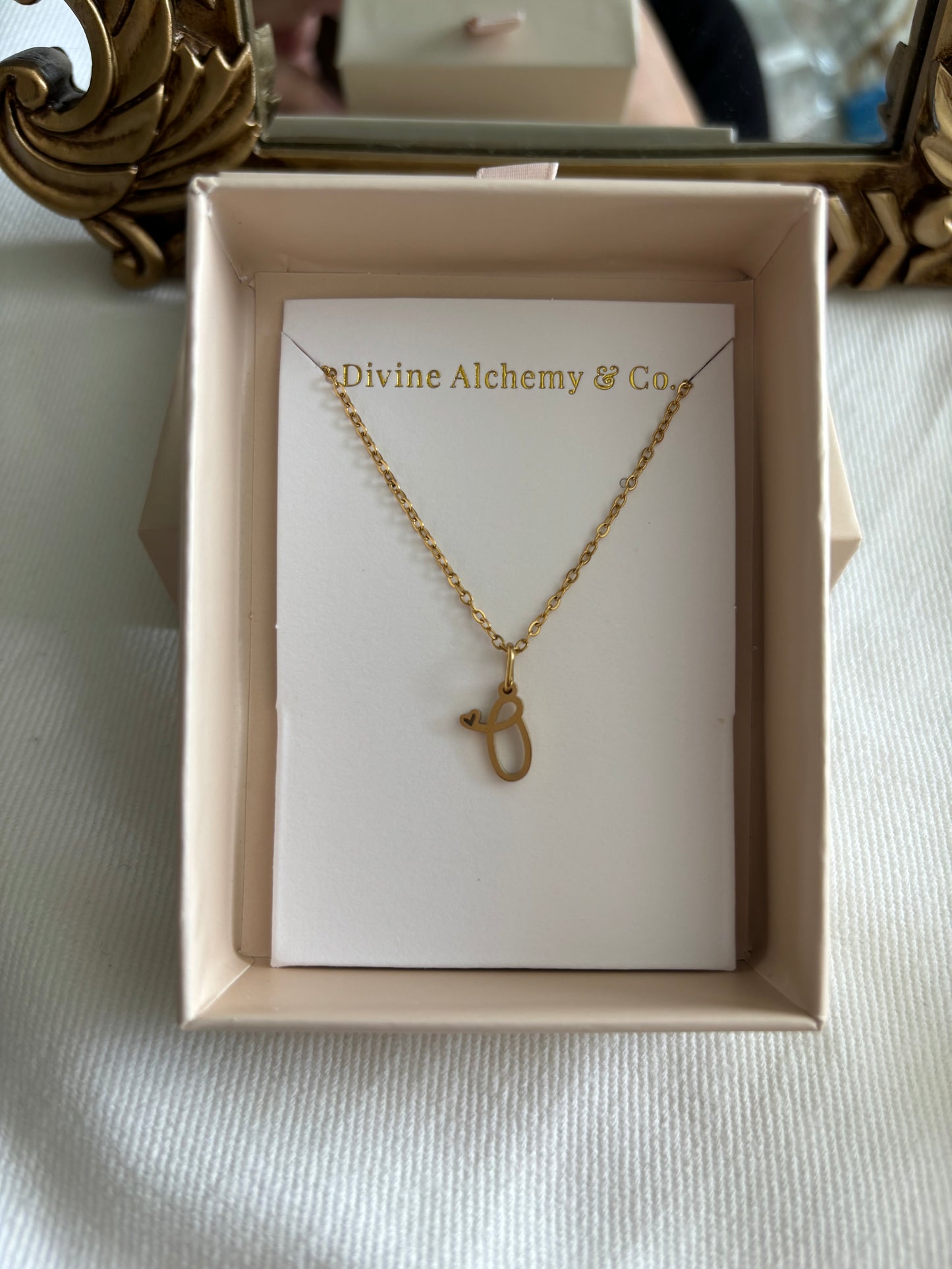 Divine Alphabet Necklace