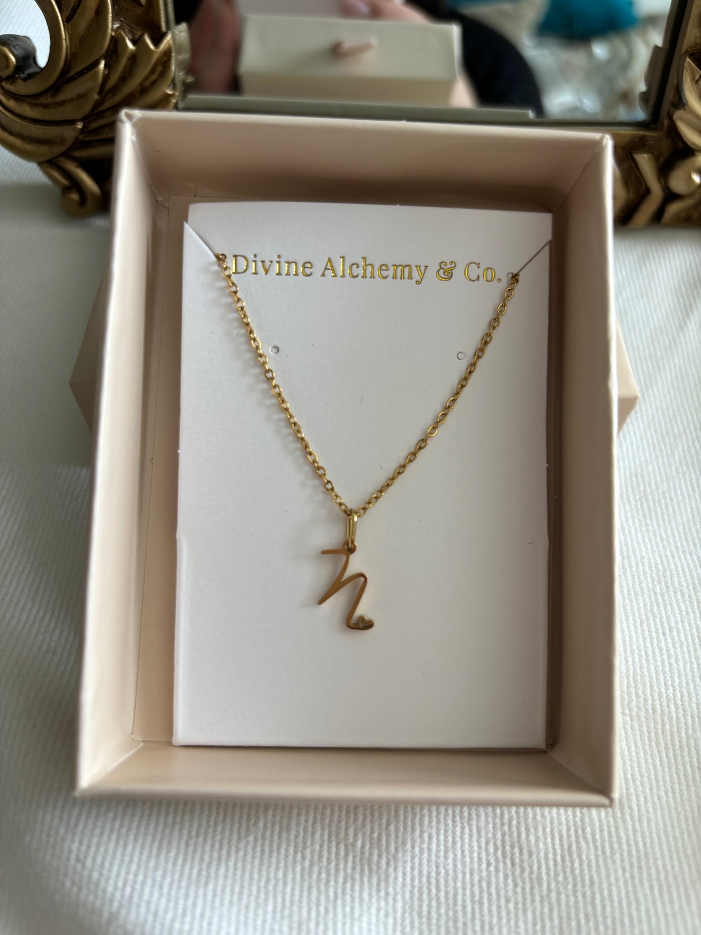 Divine Alphabet Necklace