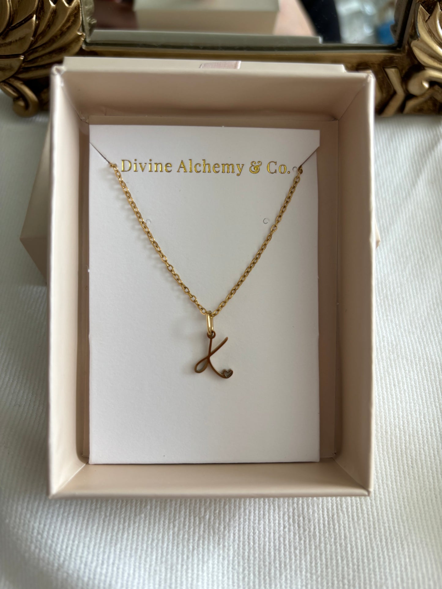 Divine Alphabet Necklace