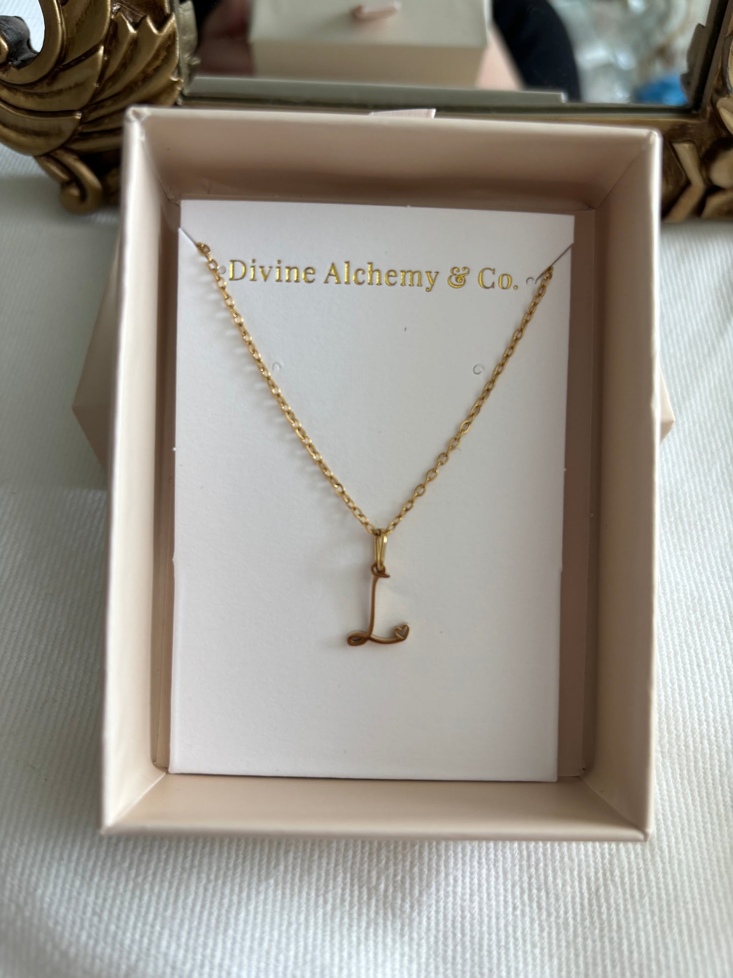 Divine Alphabet Necklace