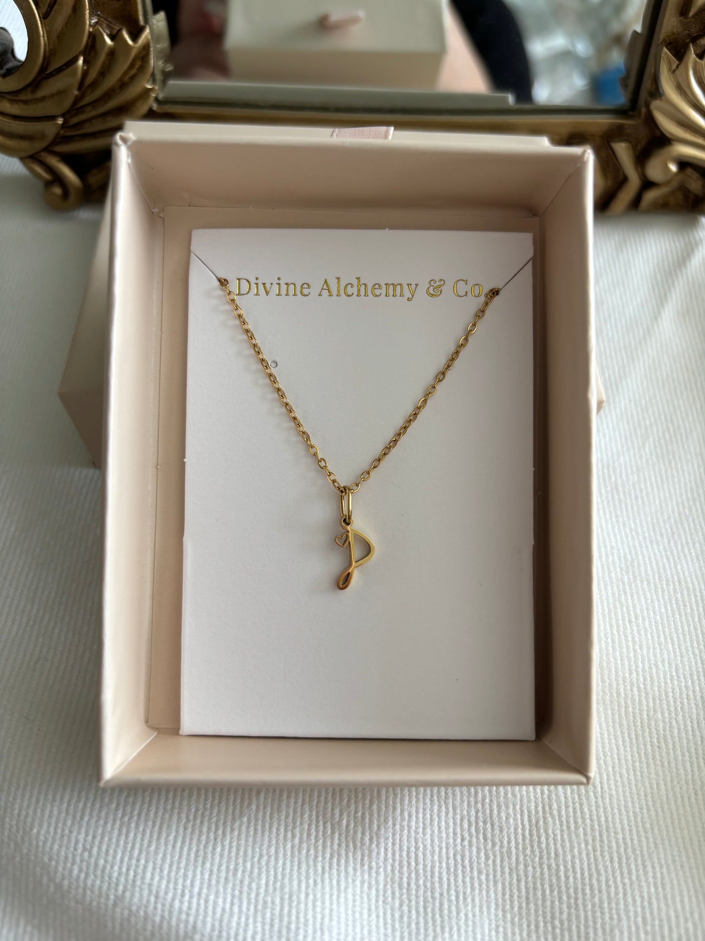 Divine Alphabet Necklace