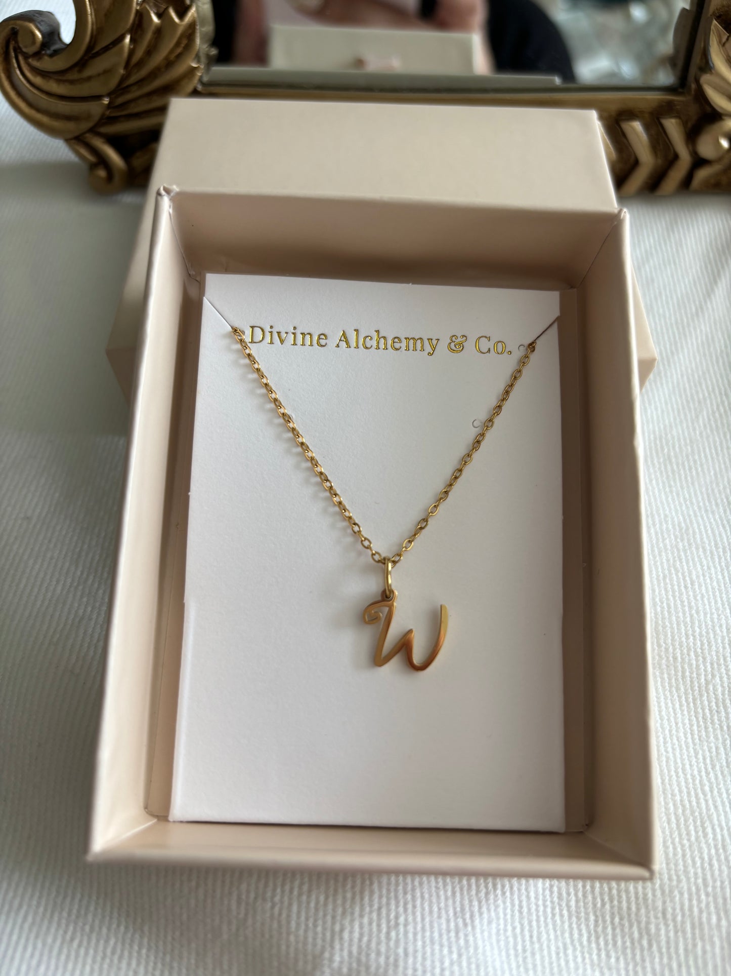 Divine Alphabet Necklace