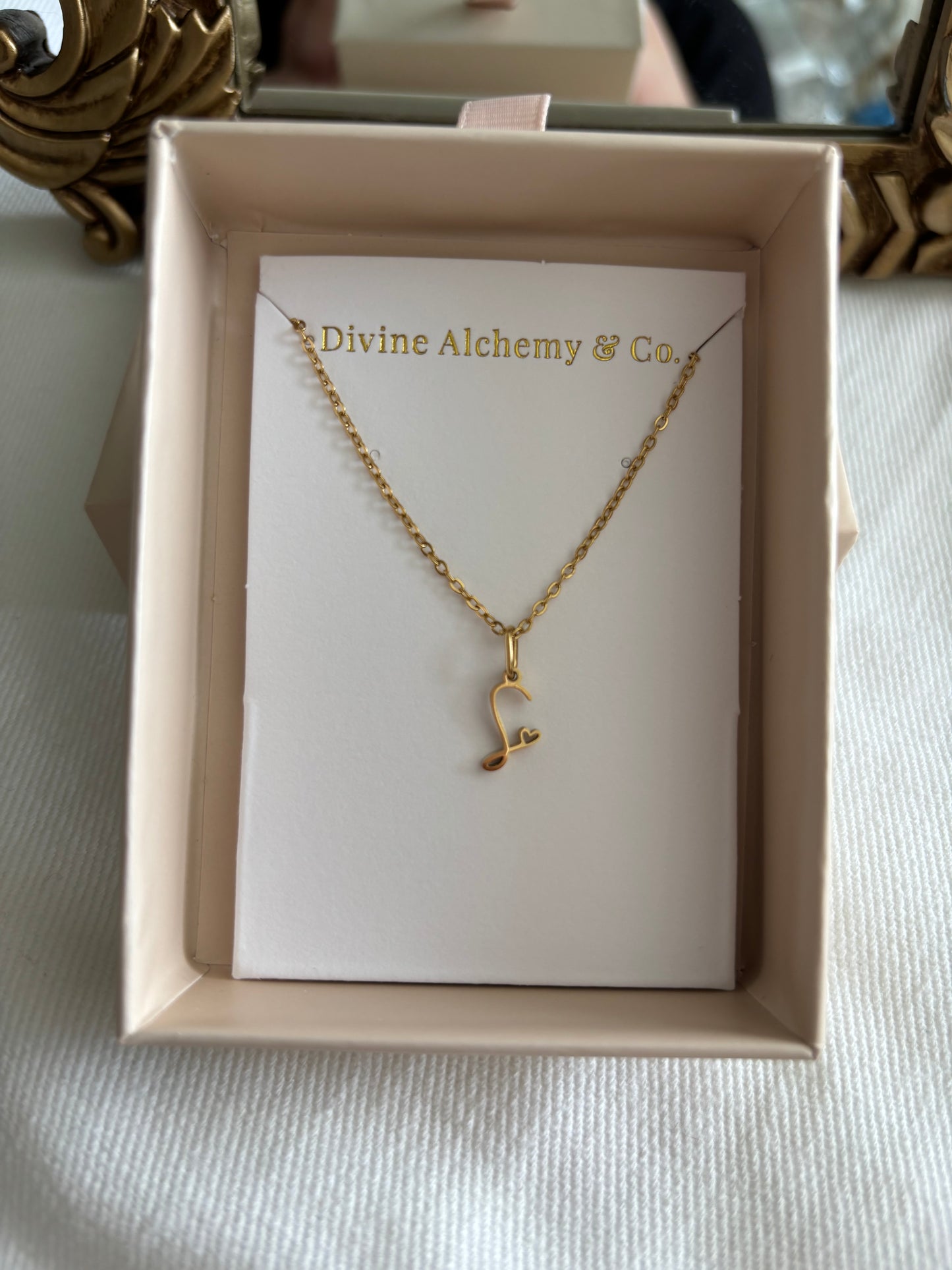 Divine Alphabet Necklace