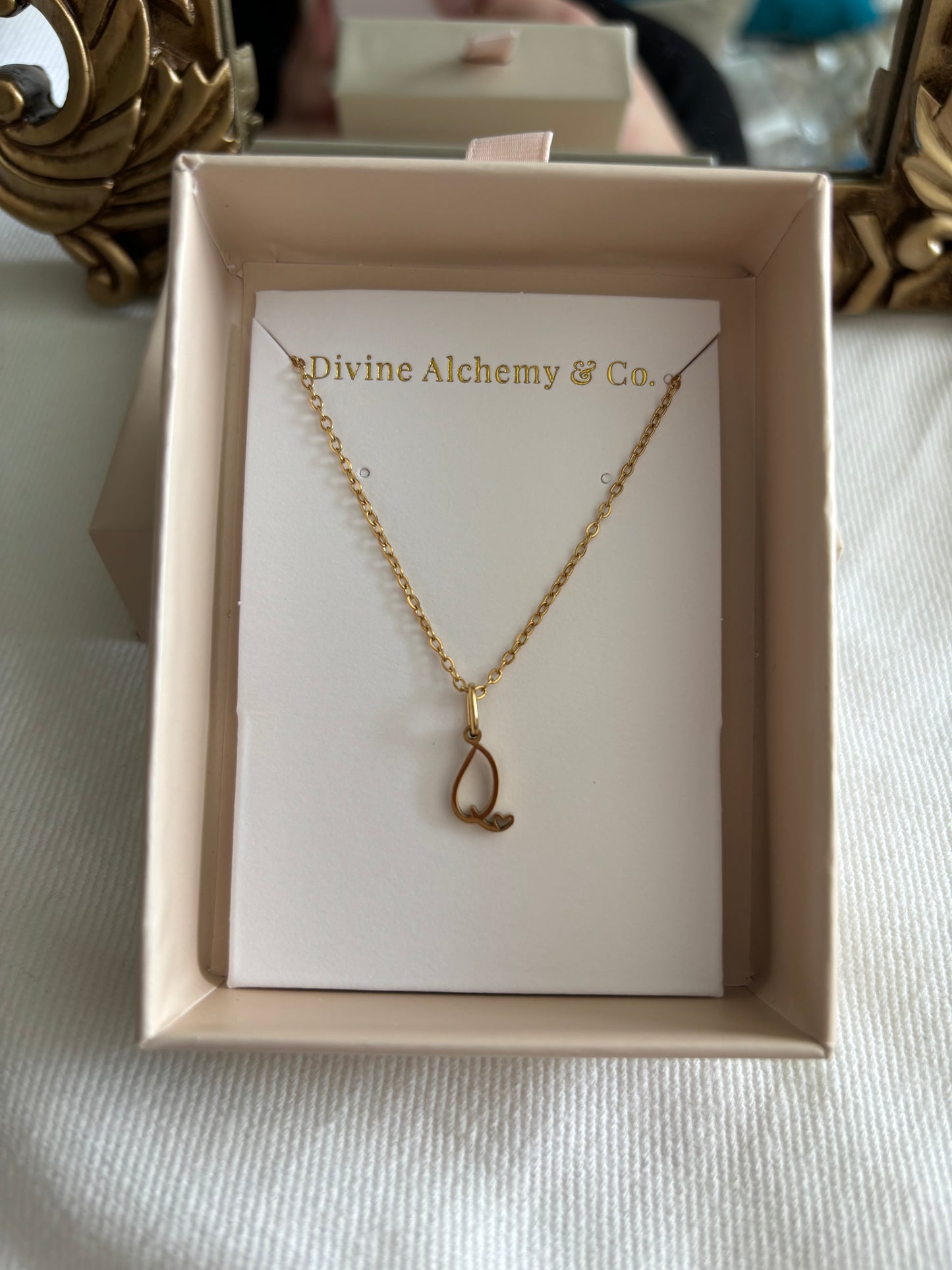 Divine Alphabet Necklace