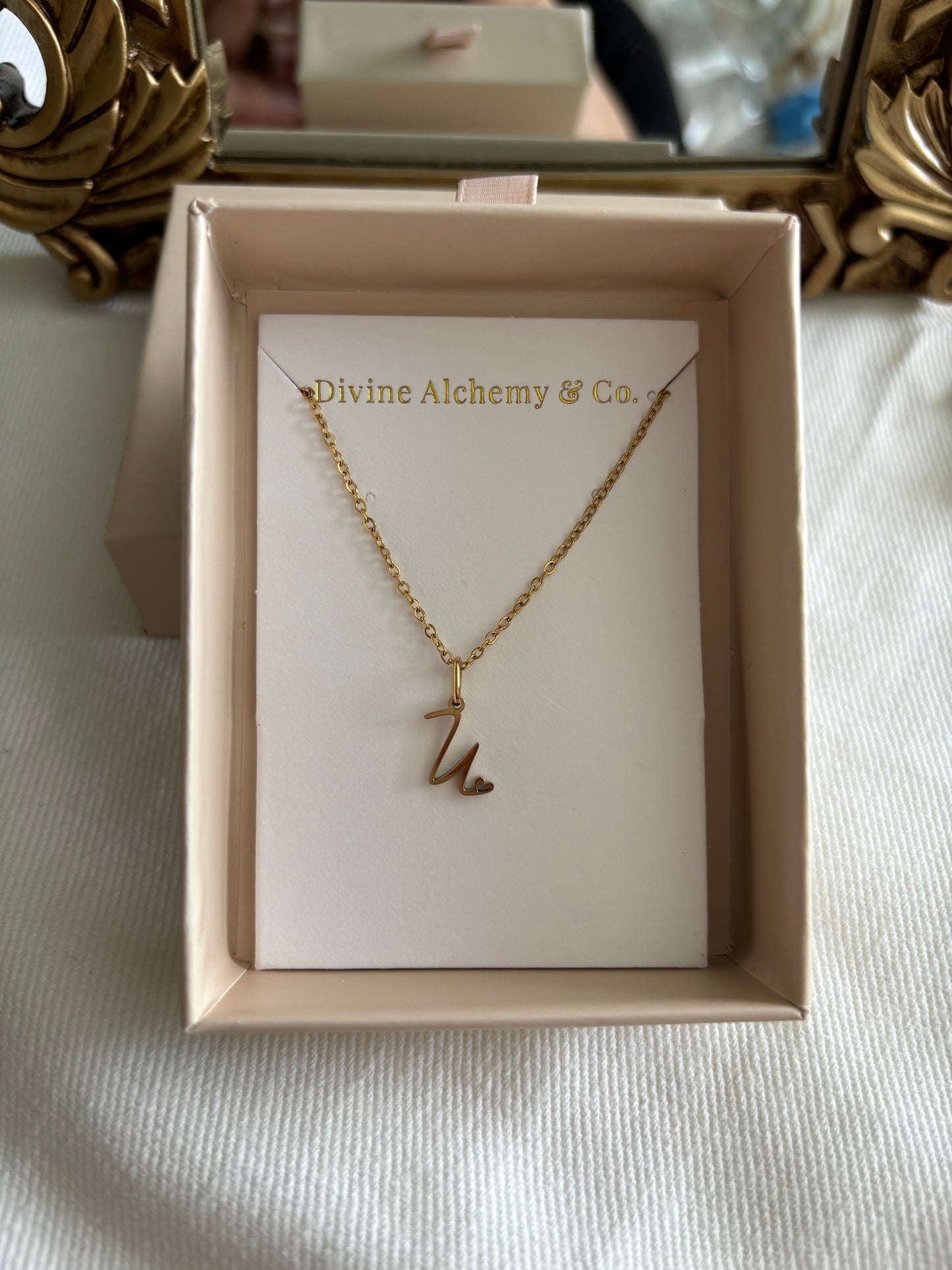 Divine Alphabet Necklace