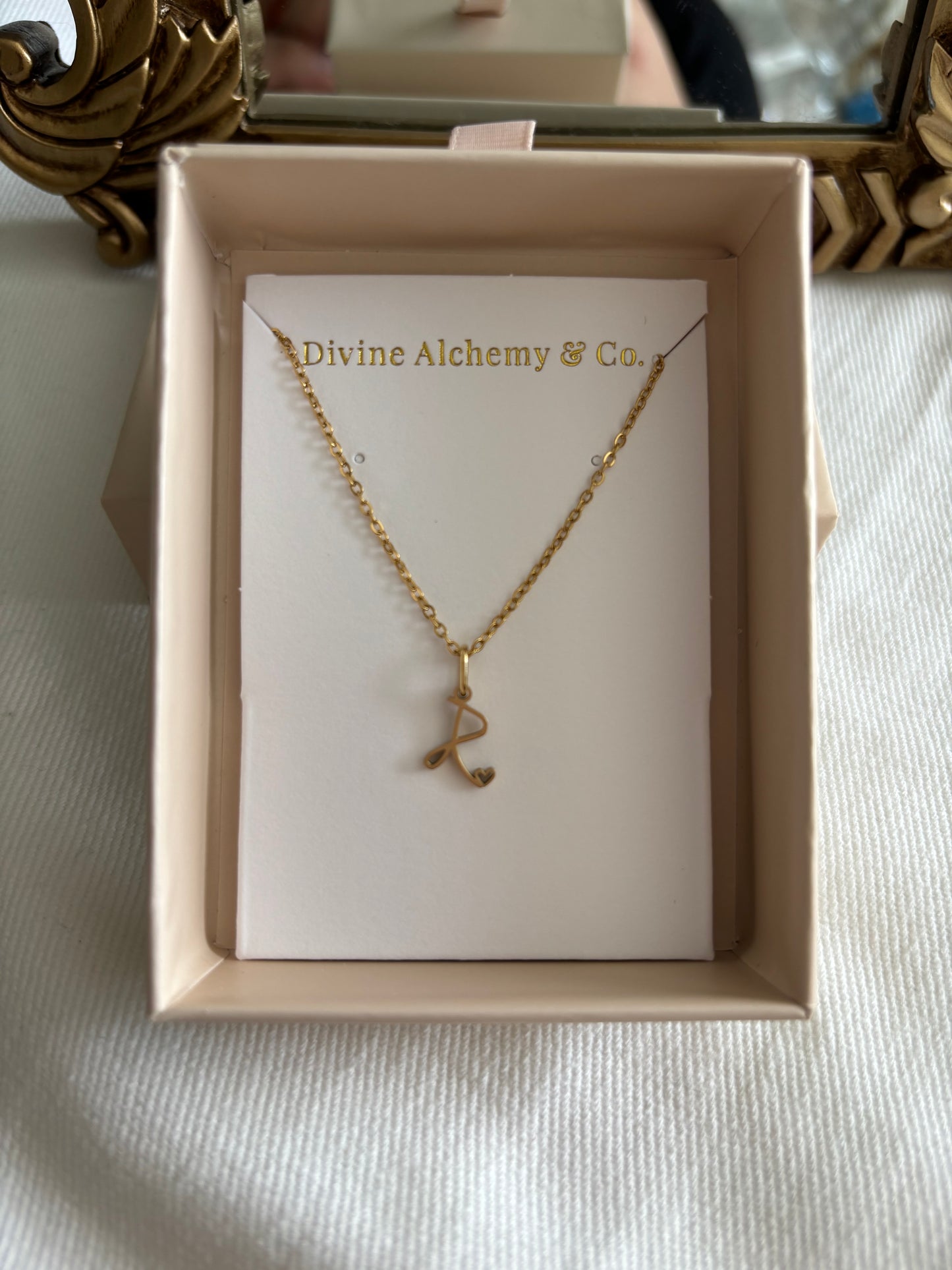 Divine Alphabet Necklace