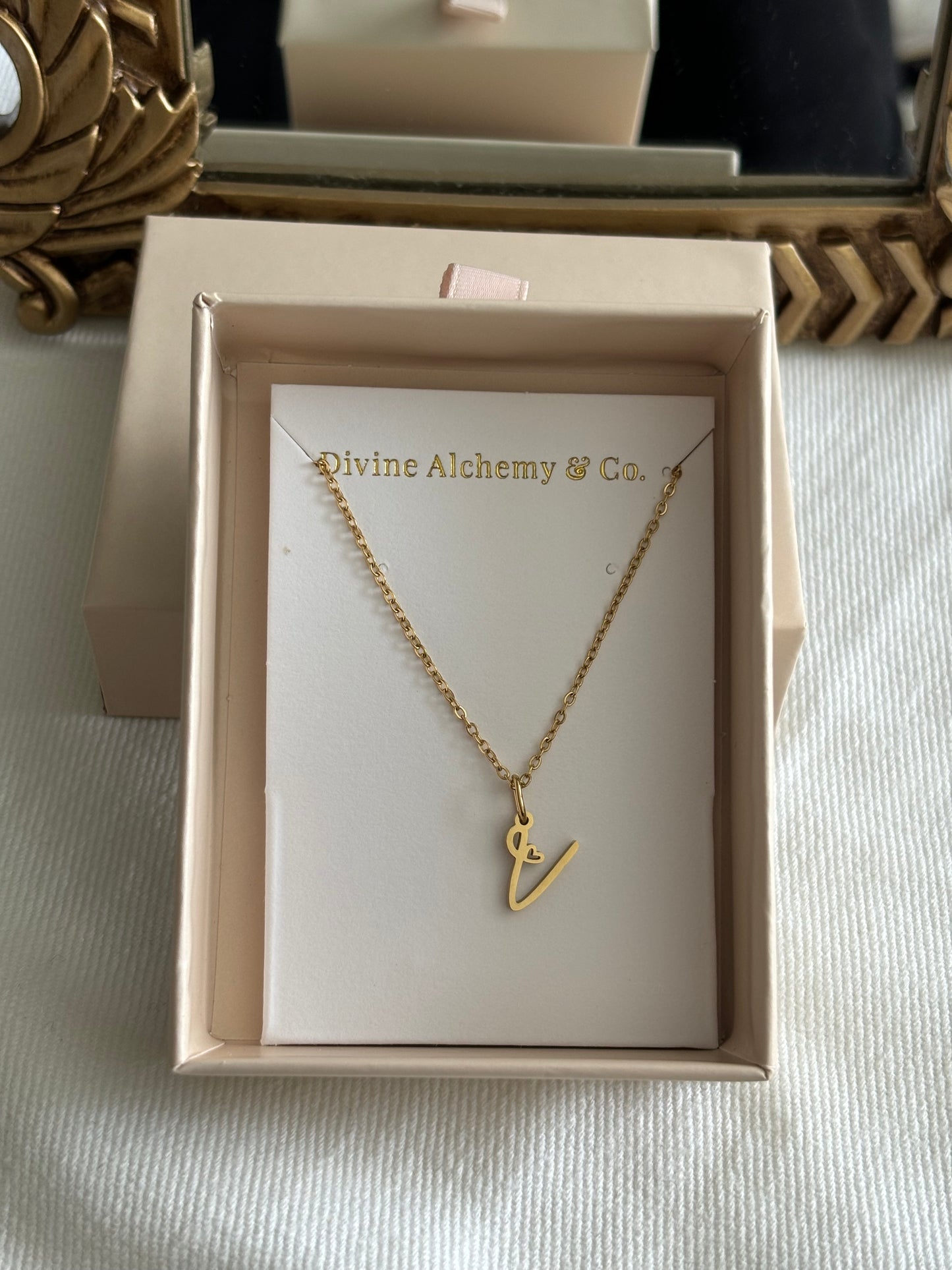 Divine Alphabet Necklace