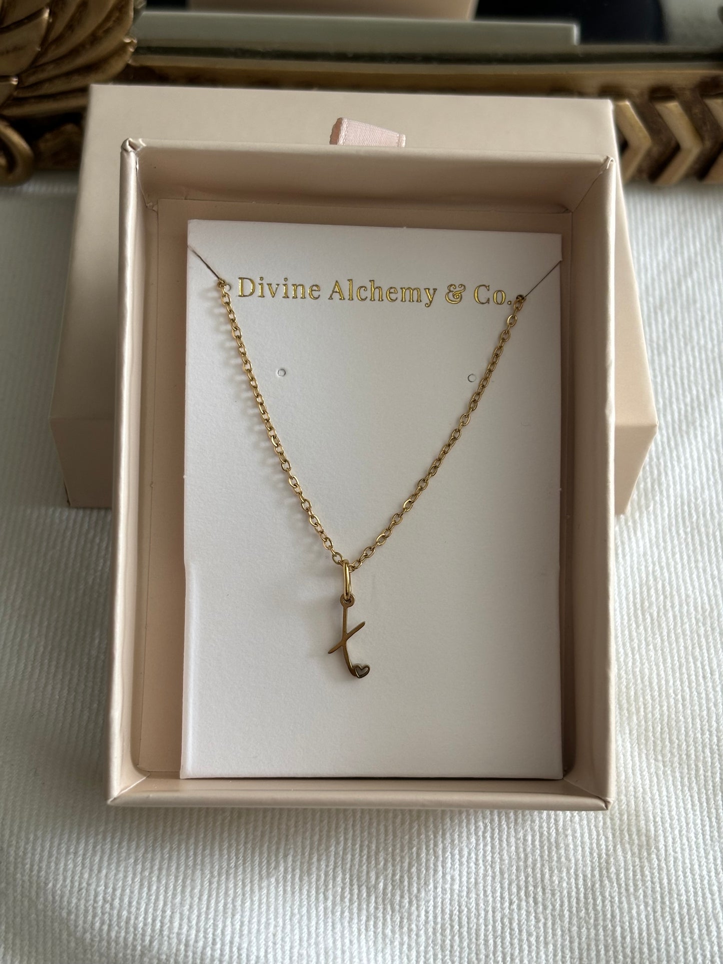 Divine Alphabet Necklace