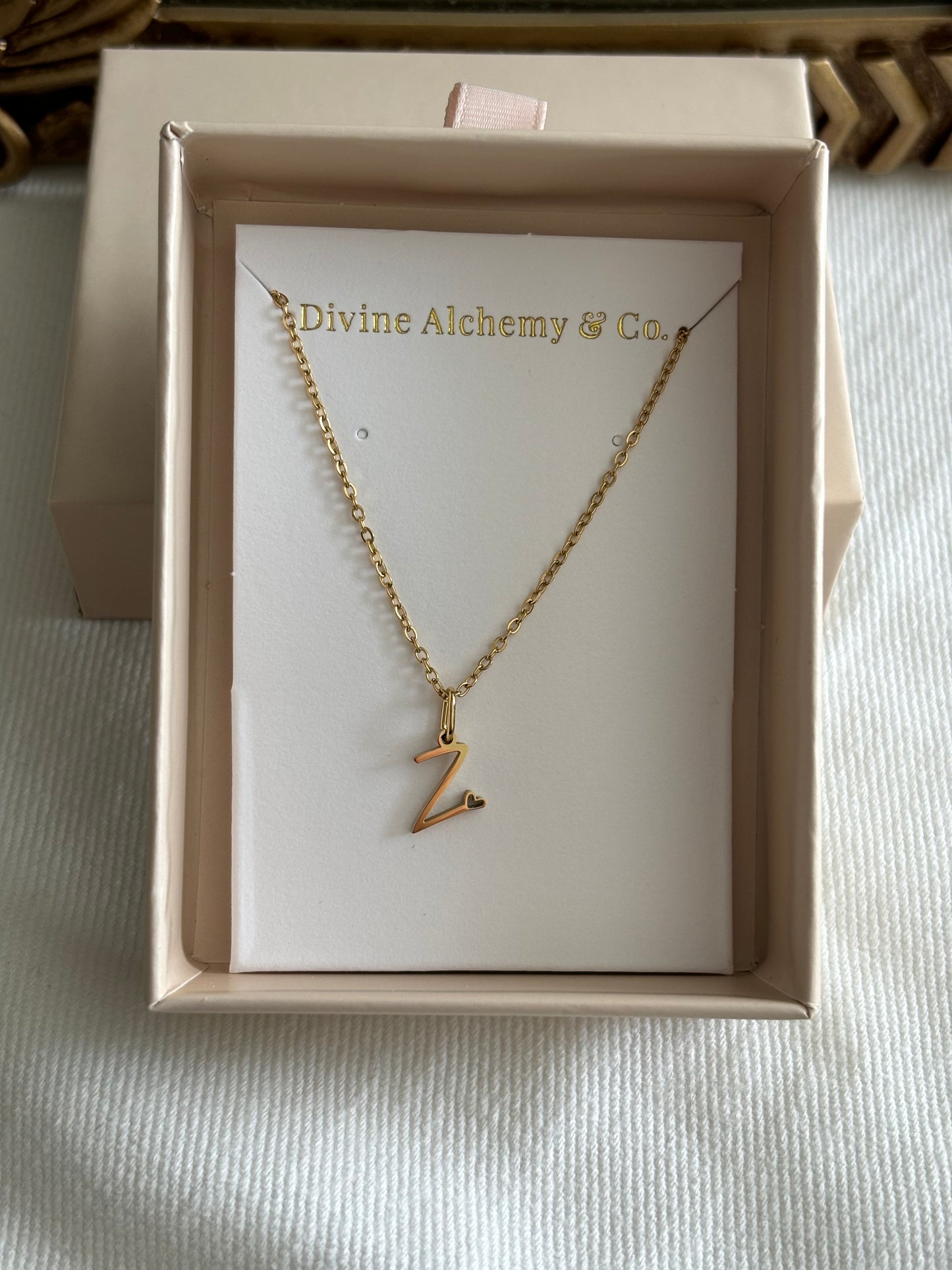 Divine Alphabet Necklace