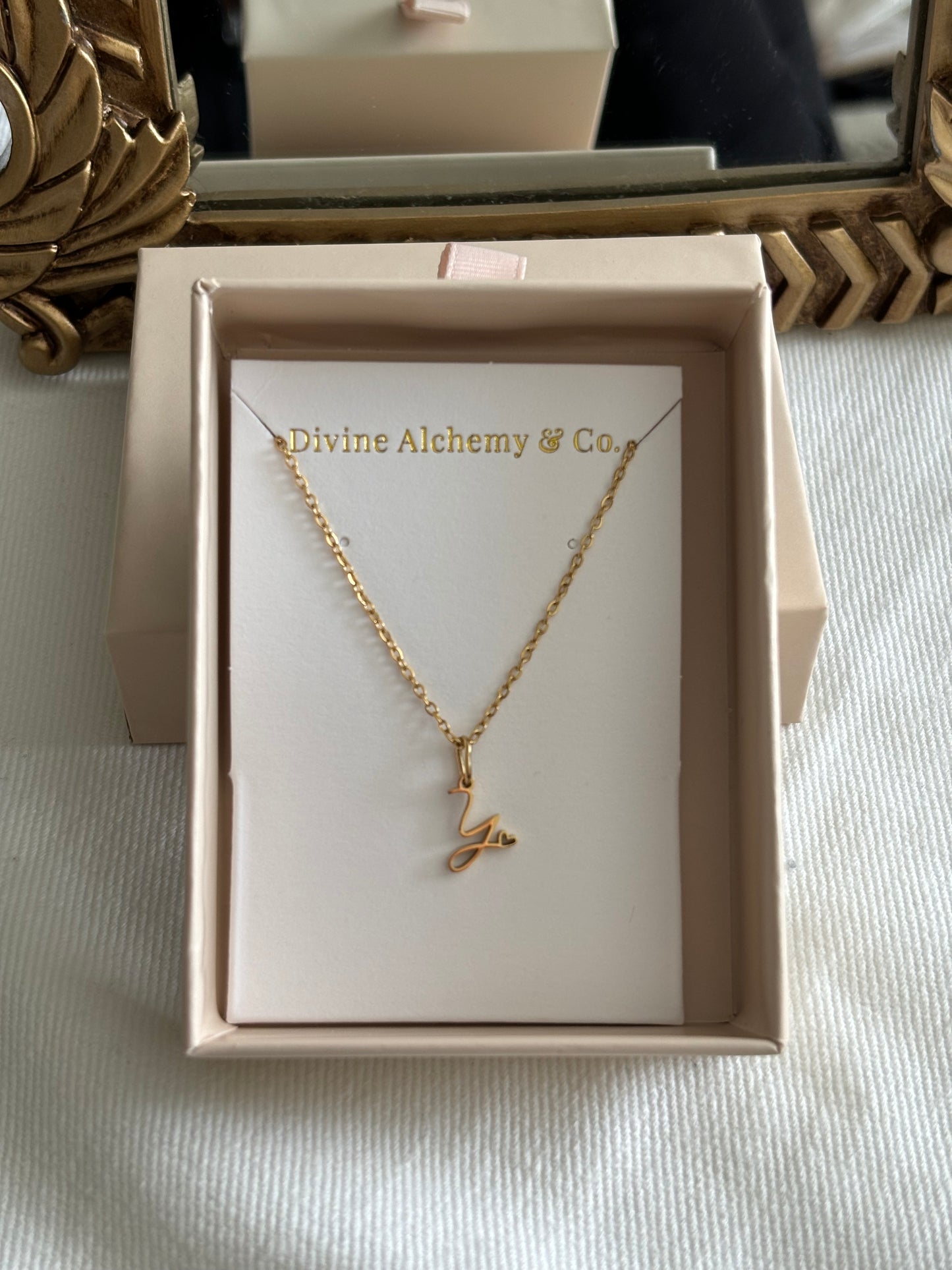 Divine Alphabet Necklace