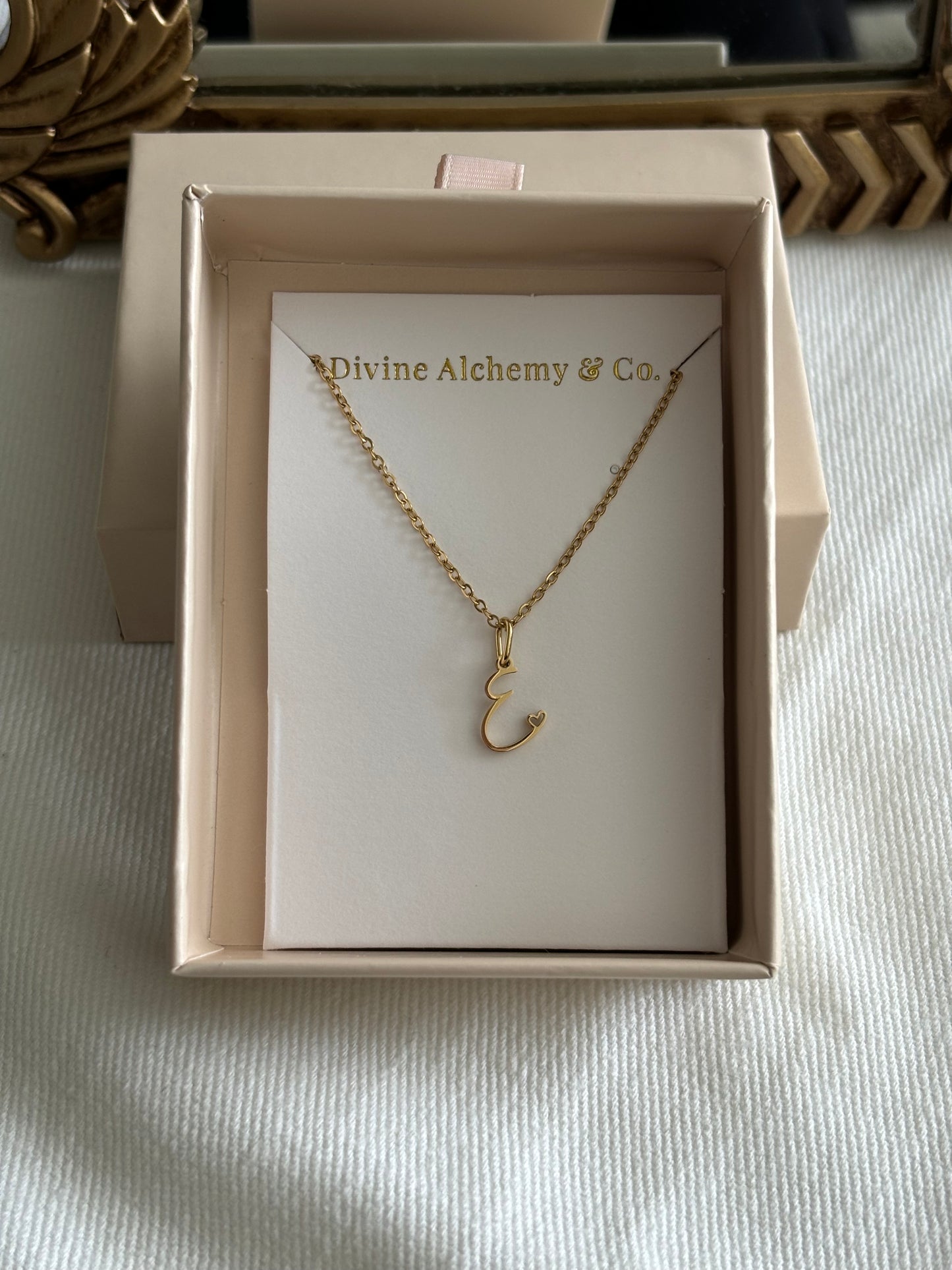 Divine Alphabet Necklace