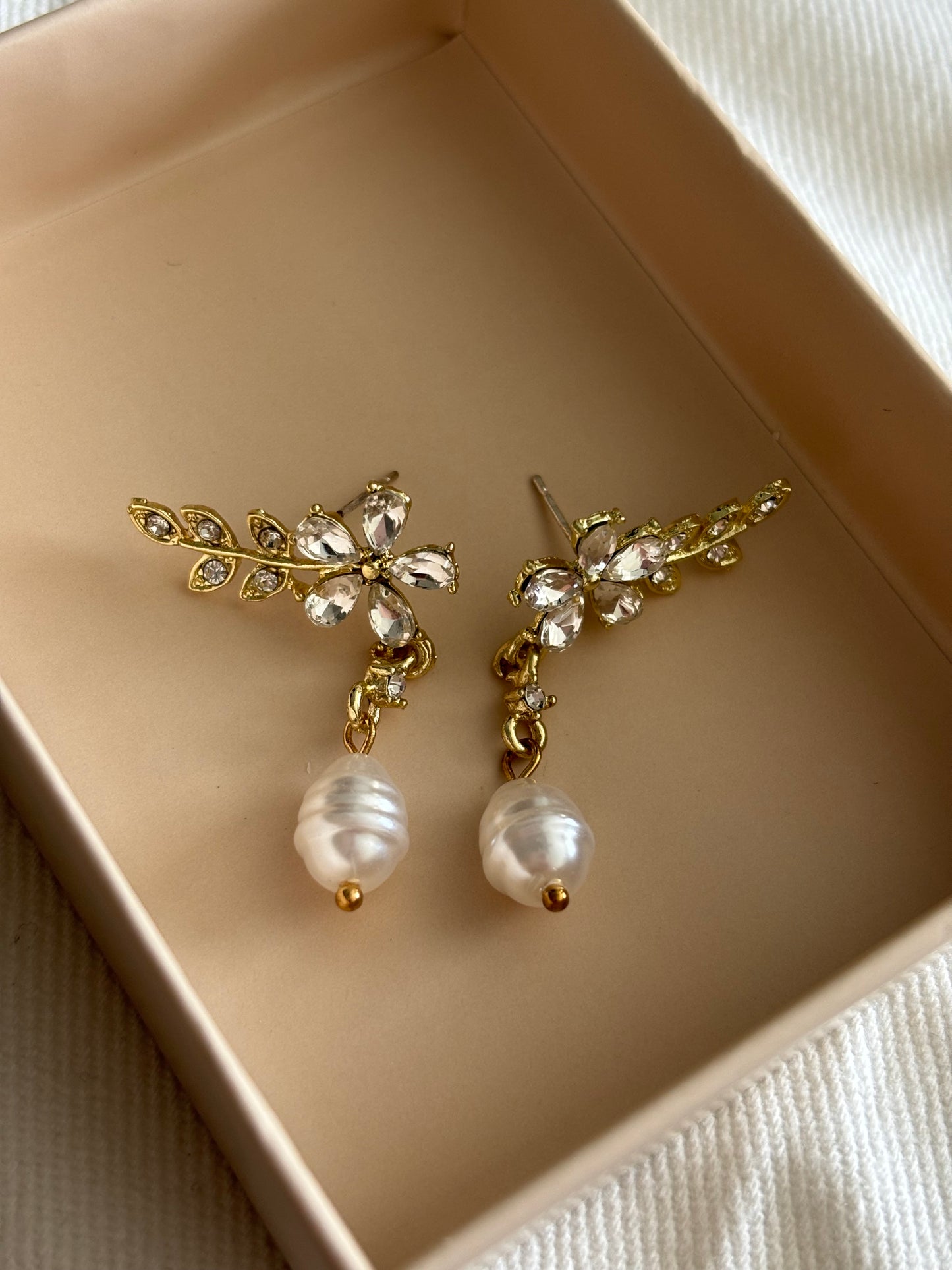 Pearl Blossom Earrings